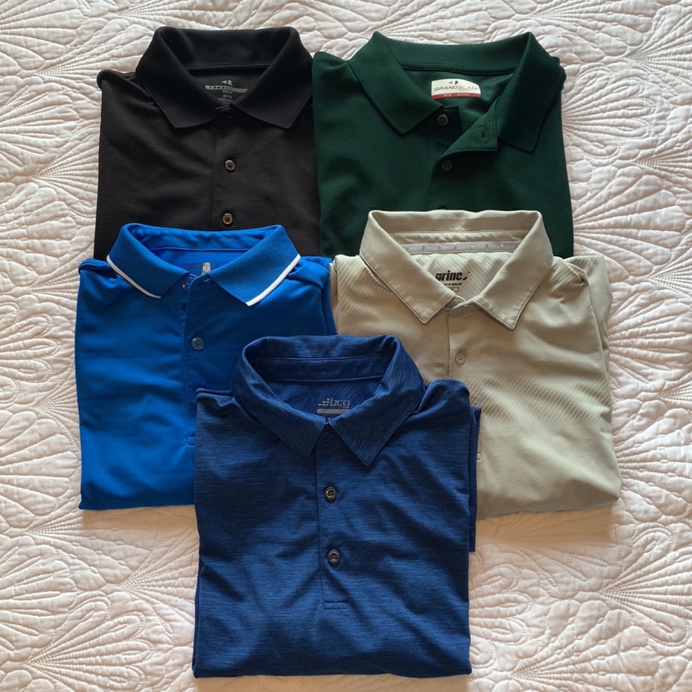 BUNDLE!!! 5 Mens Polos